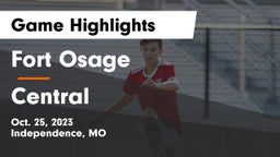 Fort Osage  vs Central  Game Highlights - Oct. 25, 2023