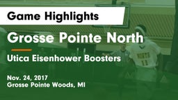 Grosse Pointe North  vs Utica Eisenhower  Boosters Game Highlights - Nov. 24, 2017