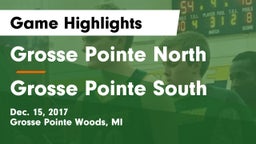 Grosse Pointe North  vs Grosse Pointe South Game Highlights - Dec. 15, 2017