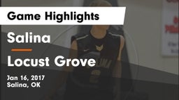 Salina  vs Locust Grove  Game Highlights - Jan 16, 2017