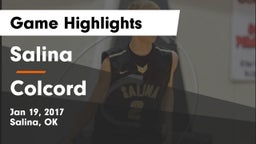 Salina  vs Colcord Game Highlights - Jan 19, 2017