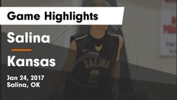 Salina  vs Kansas  Game Highlights - Jan 24, 2017