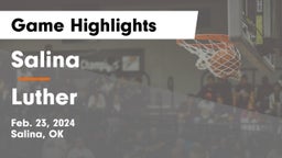 Salina  vs Luther  Game Highlights - Feb. 23, 2024