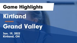Kirtland  vs Grand Valley  Game Highlights - Jan. 19, 2022