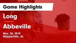 Long  vs Abbeville  Game Highlights - Nov. 26, 2019