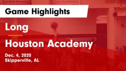 Long  vs Houston Academy  Game Highlights - Dec. 4, 2020