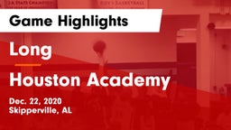 Long  vs Houston Academy  Game Highlights - Dec. 22, 2020