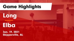 Long  vs Elba  Game Highlights - Jan. 19, 2021