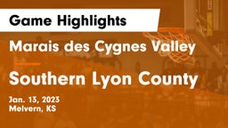 Marais des Cygnes Valley  vs Southern Lyon County Game Highlights - Jan. 13, 2023