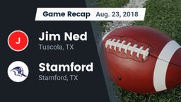 Recap: Jim Ned  vs. Stamford  2018