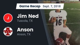 Recap: Jim Ned  vs. Anson  2018