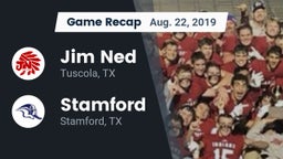Recap: Jim Ned  vs. Stamford  2019