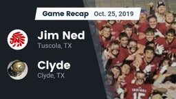 Recap: Jim Ned  vs. Clyde  2019