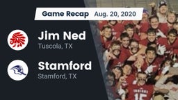 Recap: Jim Ned  vs. Stamford  2020