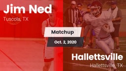 Matchup: Jim Ned  vs. Hallettsville  2020