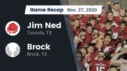 Recap: Jim Ned  vs. Brock  2020