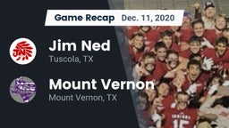 Recap: Jim Ned  vs. Mount Vernon  2020