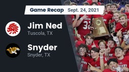 Recap: Jim Ned  vs. Snyder  2021