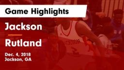 Jackson  vs Rutland  Game Highlights - Dec. 4, 2018