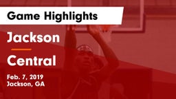 Jackson  vs Central  Game Highlights - Feb. 7, 2019