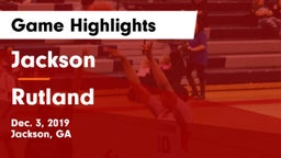 Jackson  vs Rutland  Game Highlights - Dec. 3, 2019
