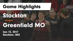 Stockton  vs Greenfield MO Game Highlights - Jan 13, 2017