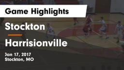 Stockton  vs Harrisionville Game Highlights - Jan 17, 2017