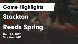Stockton  vs Reeds Spring  Game Highlights - Dec. 26, 2017