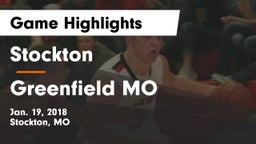 Stockton  vs Greenfield MO Game Highlights - Jan. 19, 2018