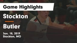 Stockton  vs Butler  Game Highlights - Jan. 18, 2019