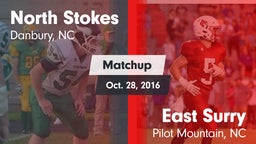Matchup: North Stokes High vs. East Surry  2016