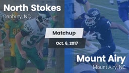 Matchup: North Stokes High vs. Mount Airy  2017