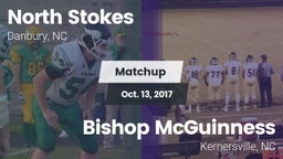 Matchup: North Stokes High vs. Bishop McGuinness  2017