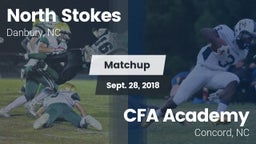 Matchup: North Stokes High vs. CFA Academy 2018