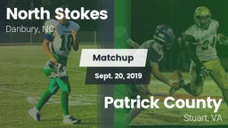 Matchup: North Stokes High vs. Patrick County  2019