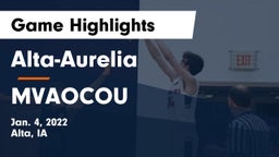 Alta-Aurelia  vs MVAOCOU  Game Highlights - Jan. 4, 2022