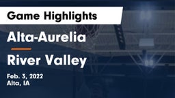Alta-Aurelia  vs River Valley  Game Highlights - Feb. 3, 2022