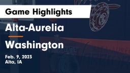 Alta-Aurelia  vs Washington  Game Highlights - Feb. 9, 2023