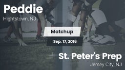 Matchup: Peddie  vs. St. Peter's Prep  2016