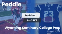 Matchup: Peddie  vs. Wyoming Seminary College Prep  2016