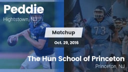Matchup: Peddie  vs. The Hun School of Princeton 2016