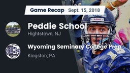 Recap: Peddie School vs. Wyoming Seminary College Prep  2018