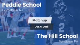 Matchup: Peddie School vs. The Hill School 2018
