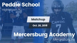 Matchup: Peddie School vs. Mercersburg Academy 2018