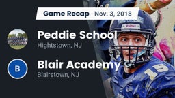 Recap: Peddie School vs. Blair Academy 2018