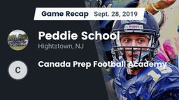 Recap: Peddie School vs. Canada Prep Football Academy 2019