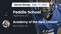 Recap: Peddie School vs. Academy of the New Church  2022