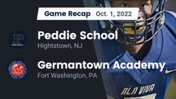Recap: Peddie School vs. Germantown Academy 2022