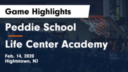Peddie School vs Life Center Academy Game Highlights - Feb. 14, 2020