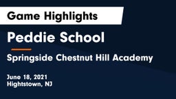 Peddie School vs Springside Chestnut Hill Academy  Game Highlights - June 18, 2021